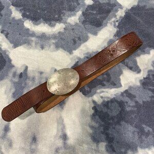 Vintage Abercrombie & Fitch Leather Belt (~2006-2008) Size S